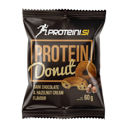 Donut proteico Crema Nocciola Cioccolato Fondente 15x60g