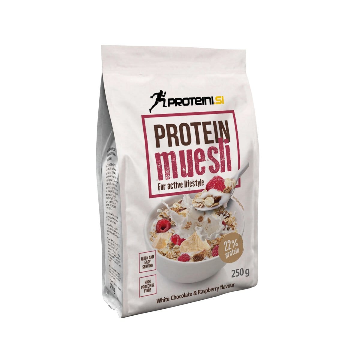 Protein Muesli White Chocolate Raspberry 250g