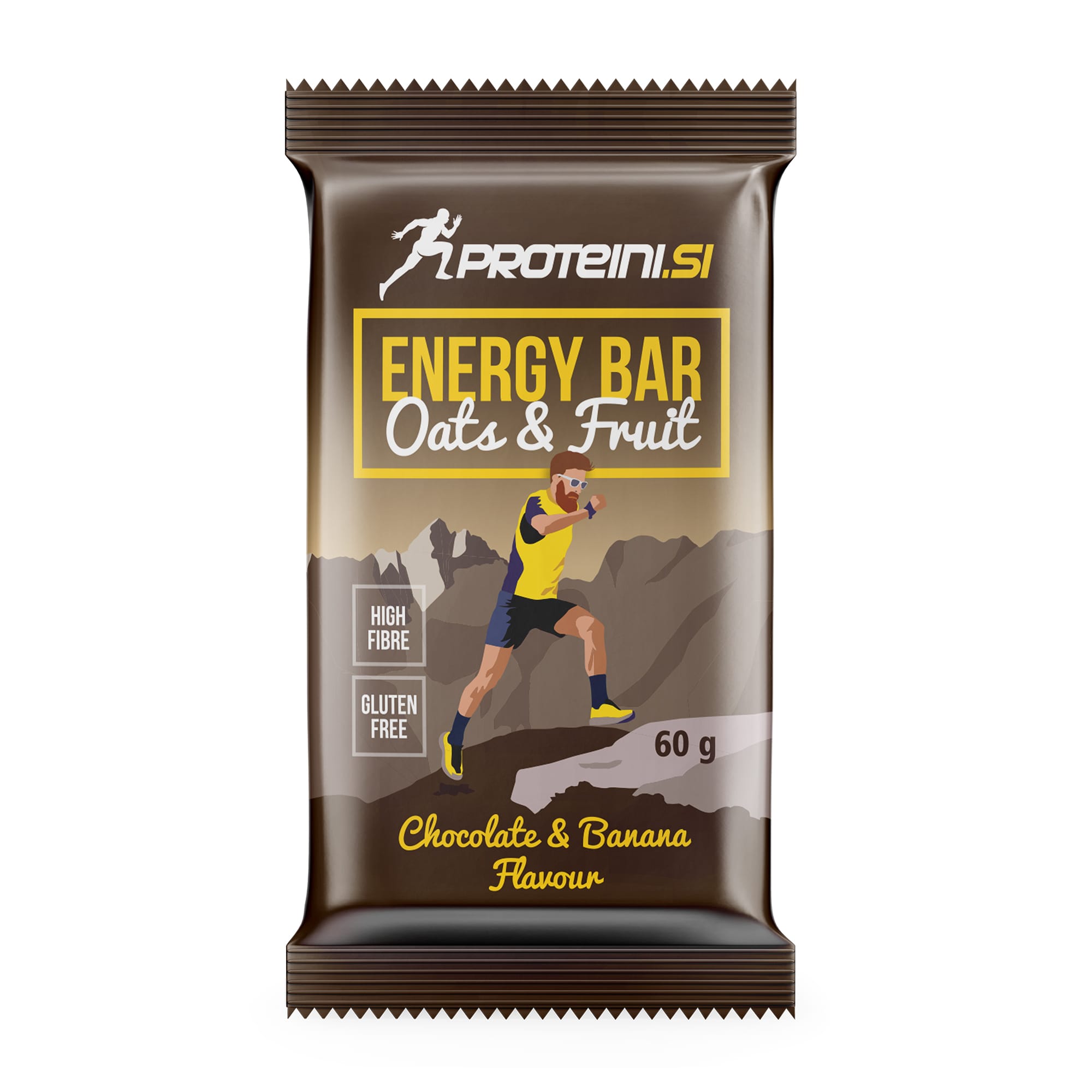 Proteini Energy Bar Cioccolato Banana Cioccolato al Latte 60g