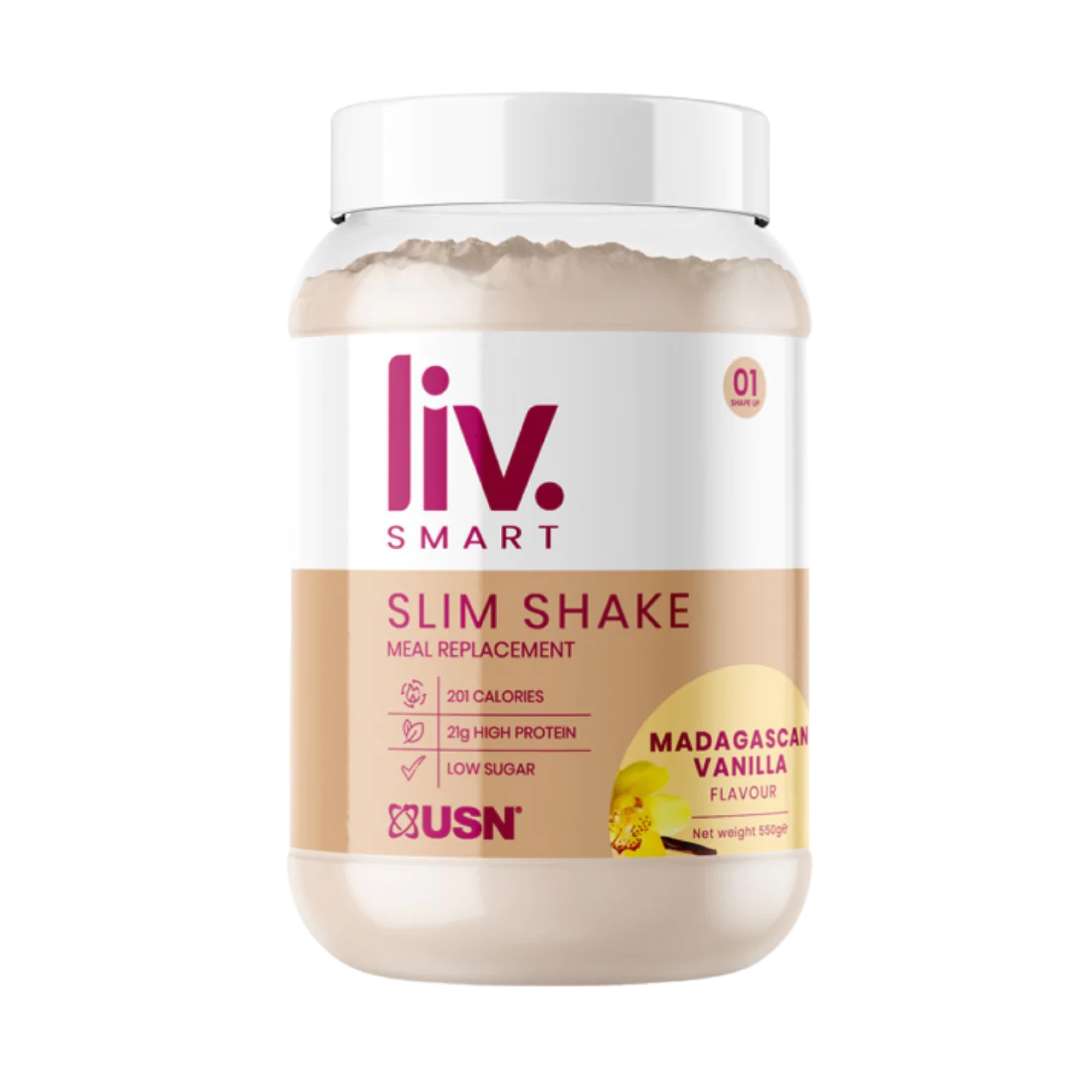 USN Liv. Smart Slim Shake Meal Replacement 550g