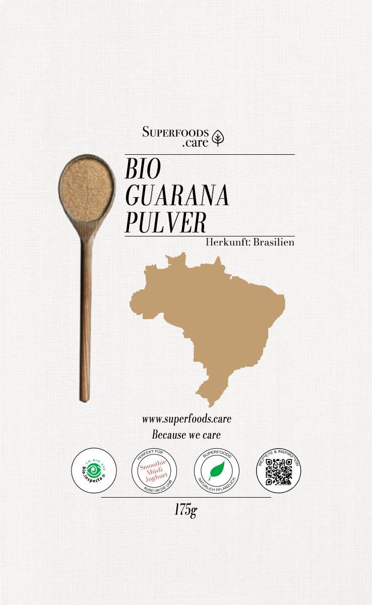 Bio Guarana Pulver 175g