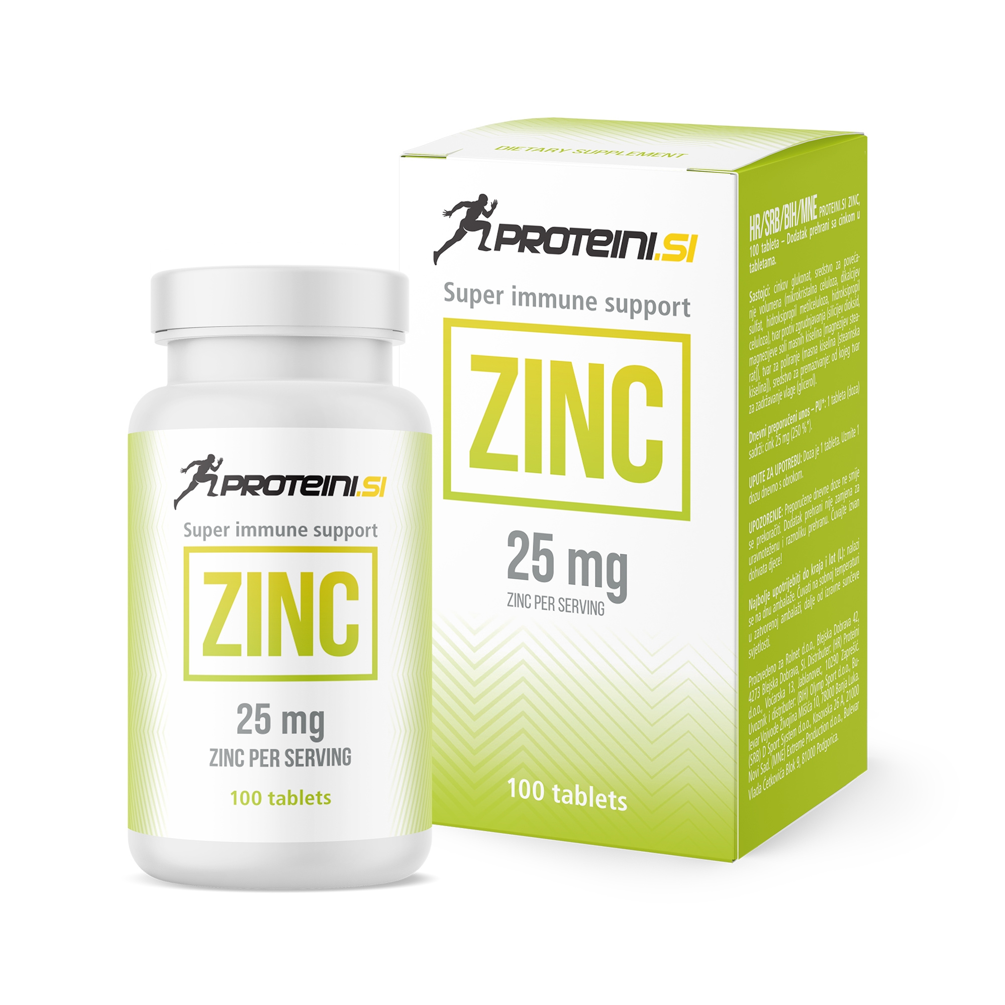 Proteini Zinc 100 Tabletten