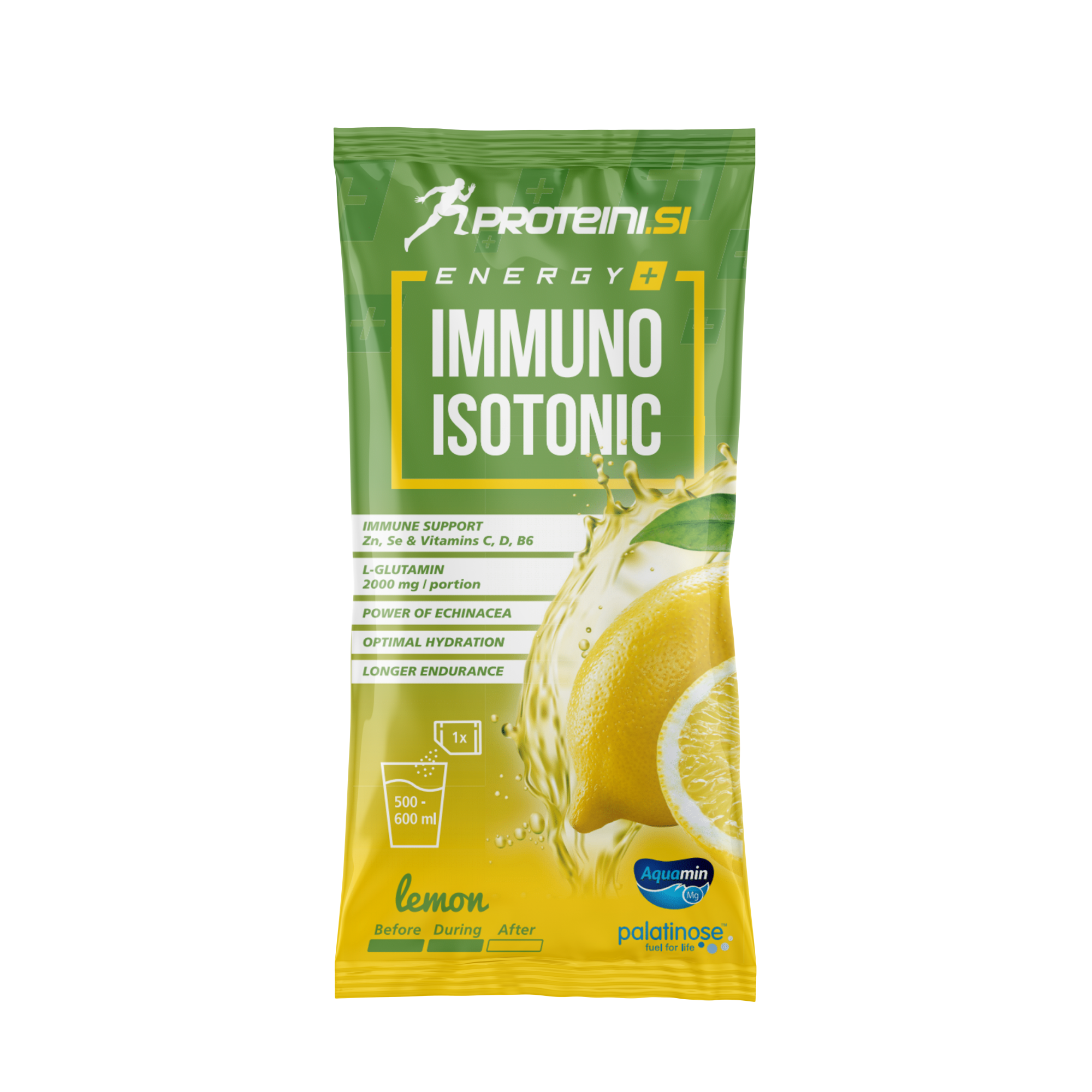 Proteini Energy + Immuno Isotonic Lemon 38g