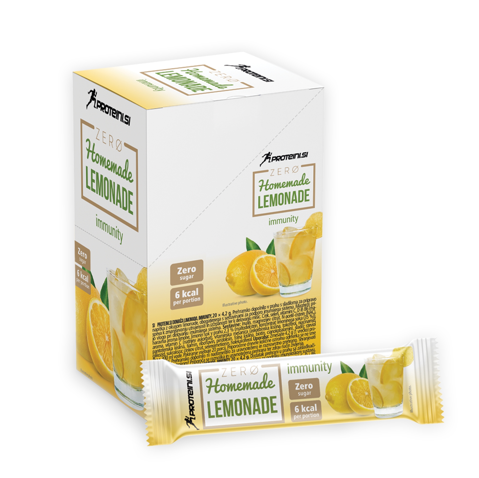 Proteini Zero Homemade Lemonade Immunity 20x4,2g